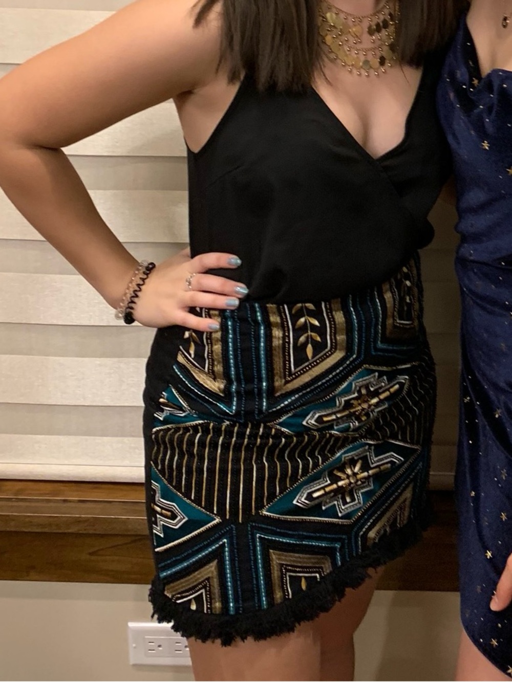Patterned H&M Skirt
